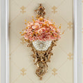 Axyaa Diamond Resin Vase Wall Hanging for Elegant Home Decor