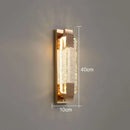 Axyaa Modern Luxury LED Wall Sconces: Gold/Black Metal, TV Background, Bedside, Corridor Lighting