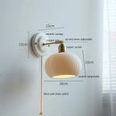 Axyaa Ceramic Wall Lamp LED Indoor Decor Stair Light Nordic Wandlamp - Beside Mirror