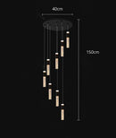 Axyaa LED Ring Pendant Light for Modern Home Decor and Indoor Lighting