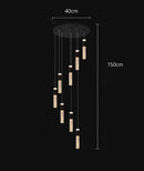 Axyaa LED Pendant Light Chandeliers for Modern Living & Dining Room Lighting