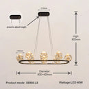 Axyaa Nordic LED Pendant Light for Stylish Indoor Bedroom & Dining Room Lighting