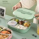 Axyaa Stainless Steel Bento Box with Compartment, Sealed & Portable Thermal Lunch Box