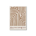 Nordic Minimalist Style Abstract Line Graphic Wall Art Prints by Axyaa