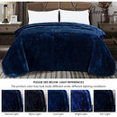 Axyaa 9 Lbs Korean Style Faux Mink Blanket, Silky Soft Plush Raschel Mink - 85 inches