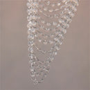 Axyaa Gold Crystal Round Chandelier with E14 Holder Lighting