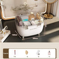 Axyaa Acrylic Lipstick Holder Organizer with Lid: Clear Makeup Display Stand Container