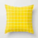 Yellow Giraffe Design Throw Pillow Cover for Home Decor by Axyaa