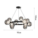 Axyaa Italian minimalist style pendant light, dining room magic bean hall pendant