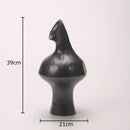 Axyaa Ceramic Vase with Artificial Flowers for Room Aesthetic Decor