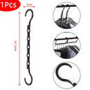 Axyaa 5-Hole Hook Plastic Clothes Rack Rotary Organizer Hanger Foldable Magic Closet Wardrobe Organize
