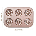 Axyaa 6 Hole Non-Stick Baking Tray Carbon Steel Cake Mold - DIY Cartoon Donut Pan