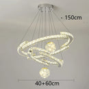 Axyaa Crystal Chandelier Pendant Light for Living Room and Bedroom