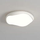 Axyaa Modern Round LED Bedroom Ceiling Lamp, Full Spectrum Dimmable Study Light