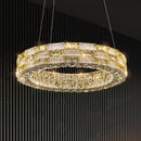 Axyaa Crystal Chandelier: Luxury Designer Pendant Lamp for Living Room, Dining, Bedroom