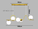 Axyaa LED Pendant Chandeliers for Modern Living and Dining Room Lighting