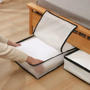Axyaa Foldable Quilt Storage Bag - Dustproof Organizer for Wardrobe, Large Capacity