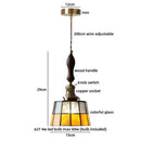 Axyaa Antique Gold Brass Glass LED Pendant Light Modern Nordic Luxury Pendant Lamp