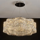 Axyaa Crystal Chandeliers: Elegant Home Villa Decoration, Living Dining Room Lighting.