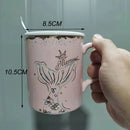 Axyaa Cartoon Ceramics Mug: Cute Coffee Milk Tea Cup Drinkware Gift