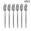 Axyaa Portuguese Cutlery Set with Steak Knife, Fork, Spoon, and Dessert Spoon