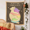 Axyaa Sun Moon Cat Tarot Tapestry for Witchy Bohemian Home Decor