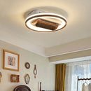 Axyaa Bladeless LED Ceiling Fan with Remote Control and Dimming - Indoor Lighting Fixtures