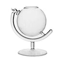 Axyaa 11oz Cocktail Glasses Set with Straw - Globe Shape Design for Drinks