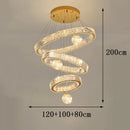 Axyaa Crystal Chandelier Pendant Light for Living Room Bedroom Ceiling Decor