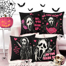Axyaa Halloween Skull Pumpkin Head Cartoon Pillow Horror Ghosts Trick or Treat