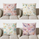 Axyaa Seashell & Starfish Pattern Decorative Pillow Cover