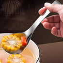 Axyaa Stainless Steel Wall-mounted Deep Soup Spoon - Large, Food-grade Quality