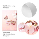 Axyaa Sakura Rose Peony Hot Air Balloon Wall Art Canvas Painting