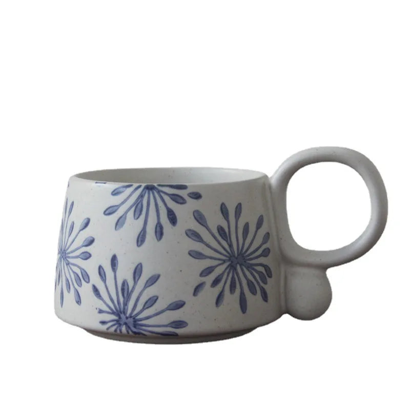 Axya Rough Pottery Coffee Cup | Handmade Ceramic Heat-resistant Mug