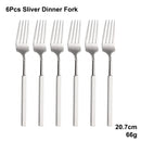 Axyaa Gold Cutlery Set Stainless Steel 304 Tableware Knife Fork Spoon Dinner Set