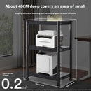 Axyaa Vertical Printer Stand Rack with Removable Shelf and Cabinet