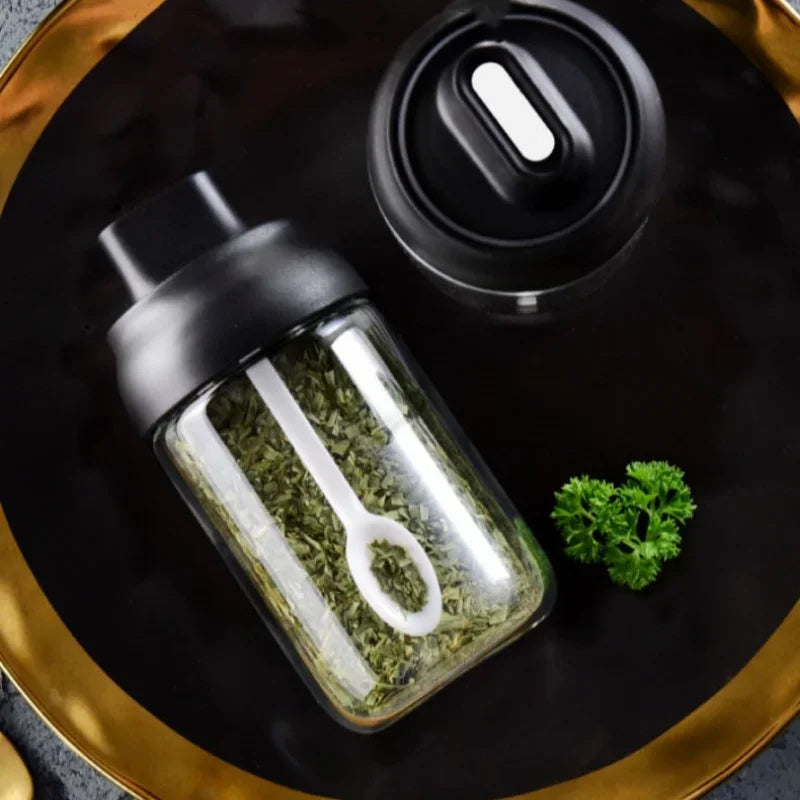 Axyaa 250ml Spice Jar with Moisture-proof Lid and Spoon