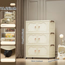 Axyaa 5-Layer Folding Storage Box for Home Organization