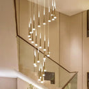 Axyaa Modern LED Ring Chandelier for Home Decor