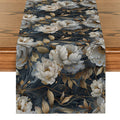 Axyaa 3D Effect Floral Table Runner for Farmhouse Dining Decor