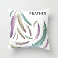 Axyaa Feather Dreamcatcher Print Cushion Cover for Elegant Sofa Decoration