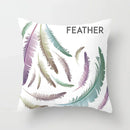 Axyaa Feather Dreamcatcher Print Cushion Cover for Elegant Sofa Decoration