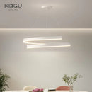 Axyaa Spiral Chandelier: Modern Dimmable Round Ceiling Light in Black/White