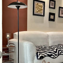 Axyaa Solid Wood Floor Lamp LED Light for Vintage Living Room Bedroom Study