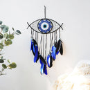 Axyaa Evil Eye Dreamcatcher Macrame Tapestry Wall Hanging