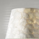 Nordic White Shell Table Lamp, Axyaa Brand, Modern Design, E27 LED, Bedroom Bedside