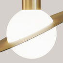 Axyaa Nordic Glass Ball LED Chandelier
