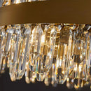 Axyaa Crystal Living Room Chandelier, Bedroom Pendant Lamp, Luxury Ceiling Light