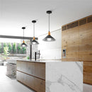Axyaa Vintage Iron Black Pendant Lights for Modern Living Room Dining Area