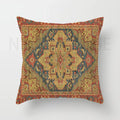 Axyaa Red Moroccan Short Plush Ethnic Style Cushion Cover for Home Decoration